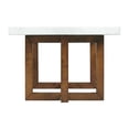 thumbnail image 3 of Picket House Furnishings Meyers Marble Rectangular Coffee Table in White, 3 of 10