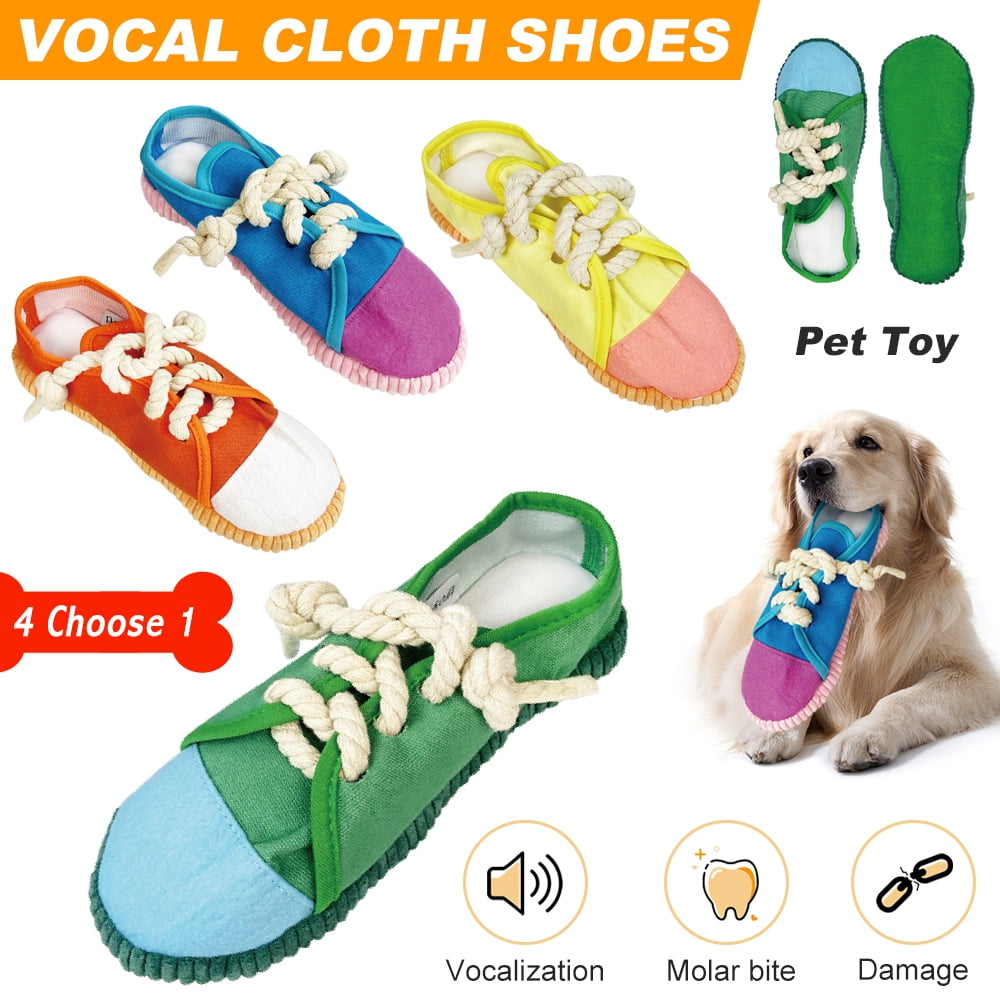 Amerteer Dog Chew Toys, Aggressive Chewer Puppies Teething Chew Toys for Boredom, Pet Dog Toothbrush Chew Toys with Rope Toys, IQ Ball and More Squeaky Toy for Puppy and Small Dogs