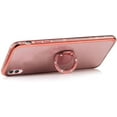 thumbnail image 6 of Samsung Galaxy A02 /Galaxy M02 Phone Case,Glitter Sparkle Bling w/Kickstand Case Shiny Crystal Rhinestone Diamond 360 Degree Ring Grip Magnetic Phone Cover for Samsung Galaxy A02 HH Silver, 6 of 7