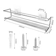 thumbnail image 3 of House Spice Rack Metal Punch-Free Spice Bottle Shelf Holder Organizador Yuarrent HA026312-02, 3 of 5