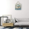 thumbnail image 5 of Decoración del hogar, cocina, salón, oficina, reloj de pared de madera, estilo pastoral cuadrado retro, 5 of 5