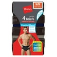 thumbnail image 3 of Hanes Men's TAGLESS&reg; ComfortBlend&reg; Dyed Brief with Comfort Flex&reg; Waistband 4-Pack 7500P4, 3 of 6