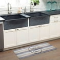 thumbnail image 2 of SoHome Cozy Living Home Sweet Home Modern Farmhouse Runner Anti-Fatigue Kitchen Mat, Grey/Beige, 17.5"x55", 2 of 10