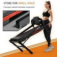 thumbnail image 3 of Folding Treadmills for Home - 3.5HP Portable Running Machine with Incline, 17" Wide Foldable Electric Treadmill for Walking Jogging Exercise with Bluetooth, 300 LBS Capacity Weight, 3 of 8
