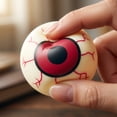 thumbnail image 6 of Halloween Squishy Eyeball Toy with Spooky Cartoonish Design, 1-Pack, Random Color, Relaxation Squeeze Toy, 6 of 7