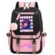 thumbnail image 1 of Mochila Aphmaus Pink para niños escolares 29x16x46 cm Oxford, 1 of 2