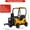 Yellow, variant on Acekid 12V Electric Ride On forklift Car with Remote Control Liftable fork Pallet 2 Speeds Music Low-Power Alarm Ride On Construction Car Yellow