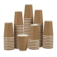 thumbnail image 1 of Café Express (500 Count) 16 oz - 473 ml Disposable Ripple Coffee Cups, Hot and Cold Beverage Drinking Paper Cups for Parties, Picnics, Events, Take-Out, 1 of 4