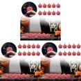 thumbnail image 1 of Party Supplies Mini Pumpkin Decorations with Faces for Festive Table Centerpieces and Event 10PCS,3-Pack, 1 of 7