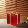 thumbnail image 5 of UPOUART Festive Style Christmas Present Box Red Paper 1Set, 5 of 8