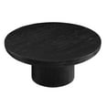 thumbnail image 4 of 35.98inch Round Coffee Table with Oak Veneer Tabletop for Office and Living Room Simple but Stylish, 4 of 6
