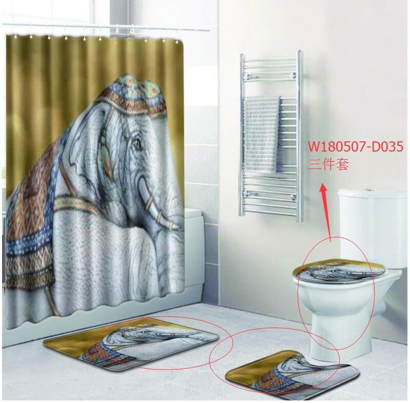 colorful fabric shower curtains
