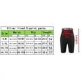 thumbnail image 5 of Sauna Leggings for Women Sweat Pants Compression High Waist Slimming Hot Thermo Workout Training Capri Body Shaper, 5 of 5
