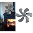 thumbnail image 2 of 2 uds., ventidores Firepalce, cuchils de repuesto, estufa, ventidor para quemar troncos de , 6 cuchils perfecl ventilador de chimenea alimentado por calor, 2 of 6