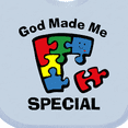thumbnail image 4 of Inktastic Autism God Made Me Special Boys or Girls Baby Bib, 4 of 4
