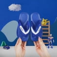 thumbnail image 7 of Boys' Sandals Lightweight Breathable Thong Beach Sandals Summer Flip Flops Toddler Slippers Blue 35, 7 of 7