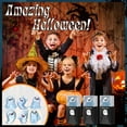 thumbnail image 5 of Set de 6 figuritas de fantasmas que brillan en la oscuridad - Mini decoración de Halloween para casa, escritorio y fiesta, 5 of 5