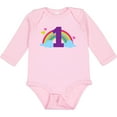thumbnail image 3 of Inktastic 1st Birthday Rainbow Girls Long Sleeve Baby Bodysuit, 3 of 5