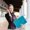 Light Blue, variant on Mrrzels Leather File Organizer Clipboard Portfolio Board with Spring Clip and Hard Backing Panel,Portable A4 Document Holder for Office Business Paperwork Bills Note-Taking Organization