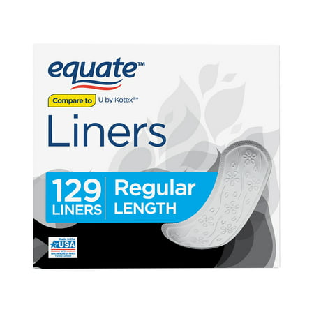 Carefree Panty Liners, Extra Long Liners, Unwrapped, Unscented