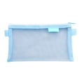thumbnail image 2 of Multifunctional Mesh Pen Bag Zipper Mesh Bags Clear Pencil Case Organizer Cosmetics Makeup Bag, 2 of 2
