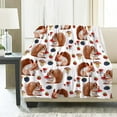 thumbnail image 4 of Yibo Mushrooms Collections, Artist Mushrooms Wild Species Blankets for Boys and Girls, Ultral Soft Fleece Fungus Natural Organic Blankets Used for Bed, Sofa, Chairsfor Kids/Child, 4 of 9