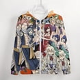 thumbnail image 4 of Fairy Tail Zip Up Hoodies Unisex Realistic 3D Print Sweatshirt Long Sleeve Hooded Jacket Coat 4XL, 4 of 8