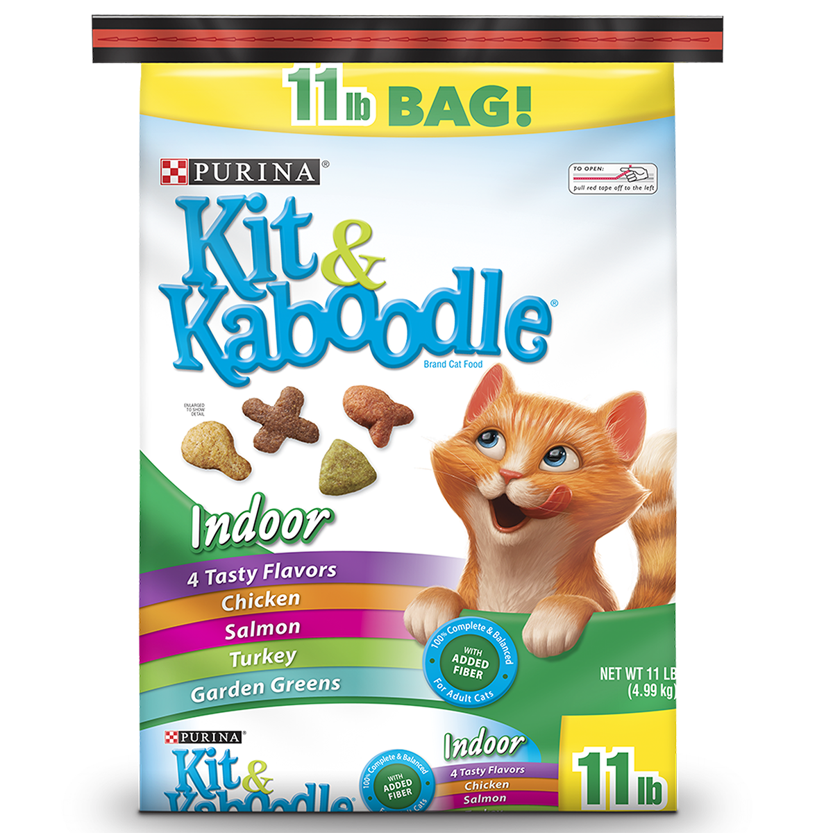Purina Kit & Kaboodle Indoor Dry Cat Food, 11 lb