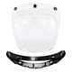 thumbnail image 1 of Visera de burbuja Yotijar para cascos de motocicleta abiertos Parabrisas universal solar claro, 1 of 6
