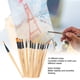 thumbnail image 4 of Juego de Pinceles de Pintura Acrílica ANGGREK Pincel de Nailon de Estabilidad con Bolsa de Almacenamiento Albaricoque, 4 of 8