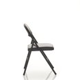 thumbnail image 4 of Chaise pliante en vinyle Cosco Antique Linen (paquet de 4), 4 of 7