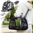 thumbnail image 1 of BotaniNest Portable Bird Travel Backpack For Small Ventilated Outdoor Adventure Cage, 1 of 6