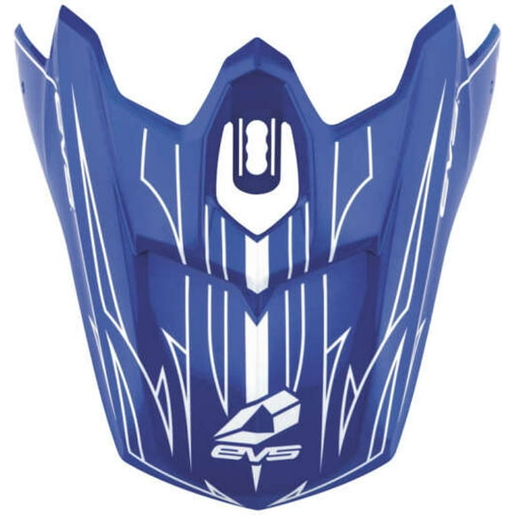 EVS Men's Helmet Visor-T3 Pinner (Blue/White, One Size) Blue | White One size fits most