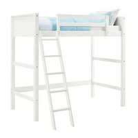 Your Zone Collection Wood Loft Bed, Multiple Colors