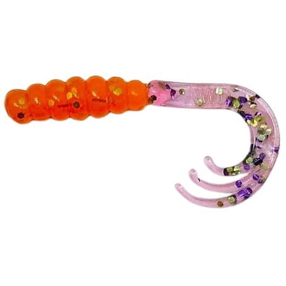 AWD Baits 2in WOW Grub - WG77 Orange Crush 20pk