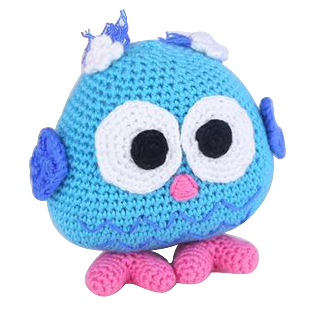 GUOOL 3 pieces Knitting Set Crochet Weaving Kit Ornament Cute Handcrafts Colorful Dolls Making Decorative Crafts DIY Beginners Accessories