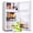 White, variant on Tacool 2.4 Cu.ft Mini Fridge with Freezer, Small Refrigerator Apartment Size Fridge Black, NEW