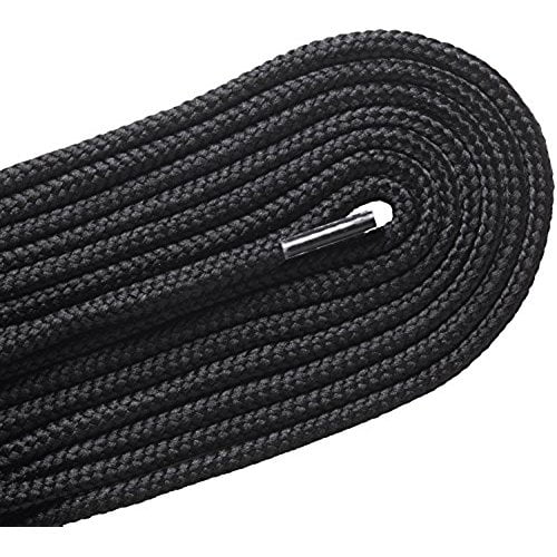Oval 36",45" Sport Athletic Sneakers String "Black" Shoelaces 