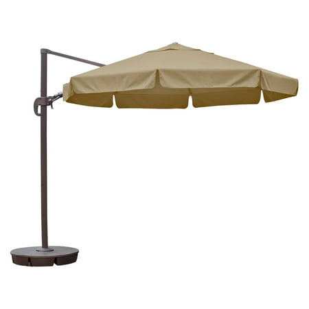 Island Umbrella Freeport 11 ft. Octagonal Cantilever with Valance Patio Umbrella