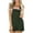 Green, variant on Women's Denim Shortalls Casual Adjustable Straps High Waist Bib Jeans Overalls Shorts Romper with Pockets,White,L