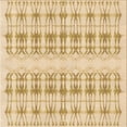 thumbnail image 1 of Ahgly Company Indoor Square Patterned Golden Blonde Gold Area Rugs, 8' Square, 1 of 1