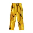 thumbnail image 4 of Fotbe Ripe Yellow Lemon Men's Pajama Pants,Sleepwear Pants,Pj Bottoms Drawstring And Pockets-Medium, 4 of 9