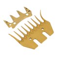thumbnail image 1 of Blades de remplacement de cisaillement de moutons, lames de moutons en acier à haute teneur en carbone robuste courbe 9 dent pour les lamas, 1 of 7