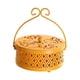 thumbnail image 2 of Soporte y tapa de quemador perfecl ignífugo de hierro para acampar senderismo patio jardín amarillo, 2 of 8