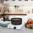 thumbnail image 2 of Portable Electric Single Burner Hot Plate Cooktop 1000W Dorm Countertop Stove, 2 of 8