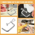 thumbnail image 4 of USHOBE Pasta Maker Tool Part 2Pcs Silver Adjustable Thickness Noodle Making Device Part, 4 of 7