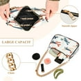 thumbnail image 4 of One Shoulder Chain Handbag 7.1x11x2.8in Women's Hobo Handbags Tote Handbags Shoulder Handbags Card Bag Cash Bag Key Bag Color Airplane Cartoon, 4 of 7