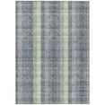 thumbnail image 2 of Addison Rugs Chantille Indoor/Outdoor Transitional Plaid Pewter Washable Rectangle Rug, 8' x 10', 2 of 6