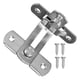 thumbnail image 3 of Stainless Steel Right Angle Door Lock Latch Secure Sliding Bolt for Cabinets, Doors & Padlock Hinge Elegant Design for Home Security Protection, 3 of 4