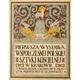 thumbnail image 2 of Karol Zyndram Maszkowski 12x14 Black Ornate Wood Framed Double Matted Museum Art Print Titled: The First Exhibition of Contemporary Polish Church Art in Krakow (1911), 2 of 5